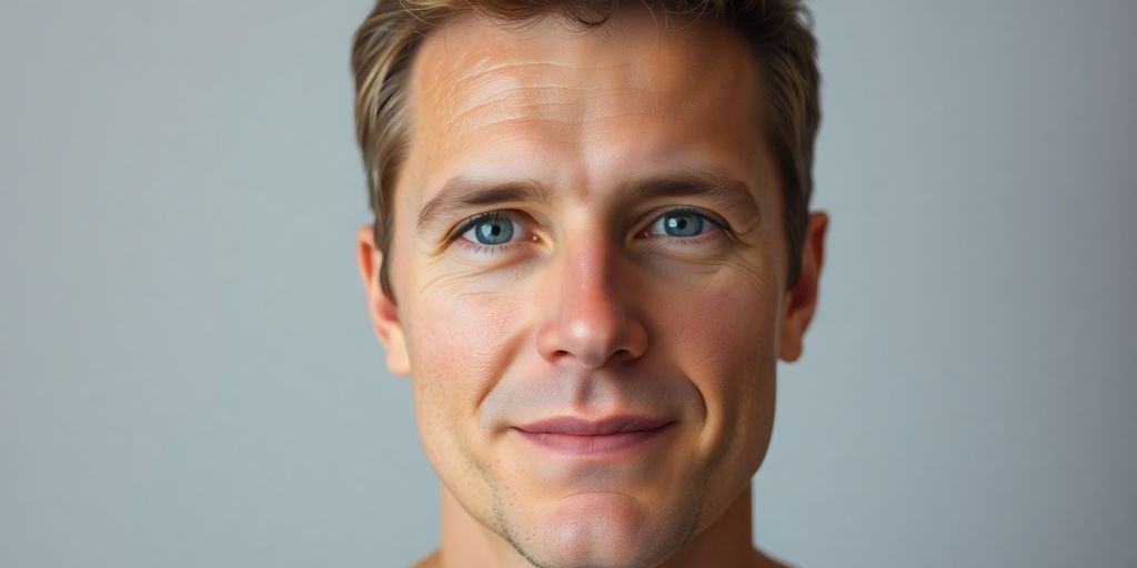 Actor posing for a headshot